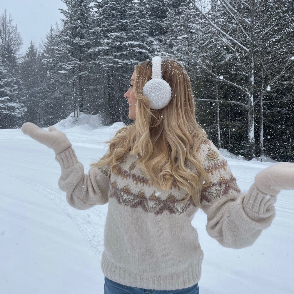 Beaded sweater